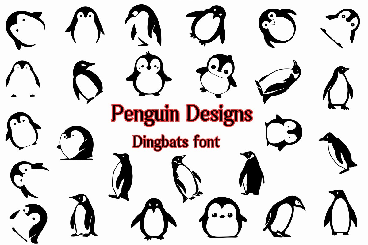 폰트 Penguin Designs