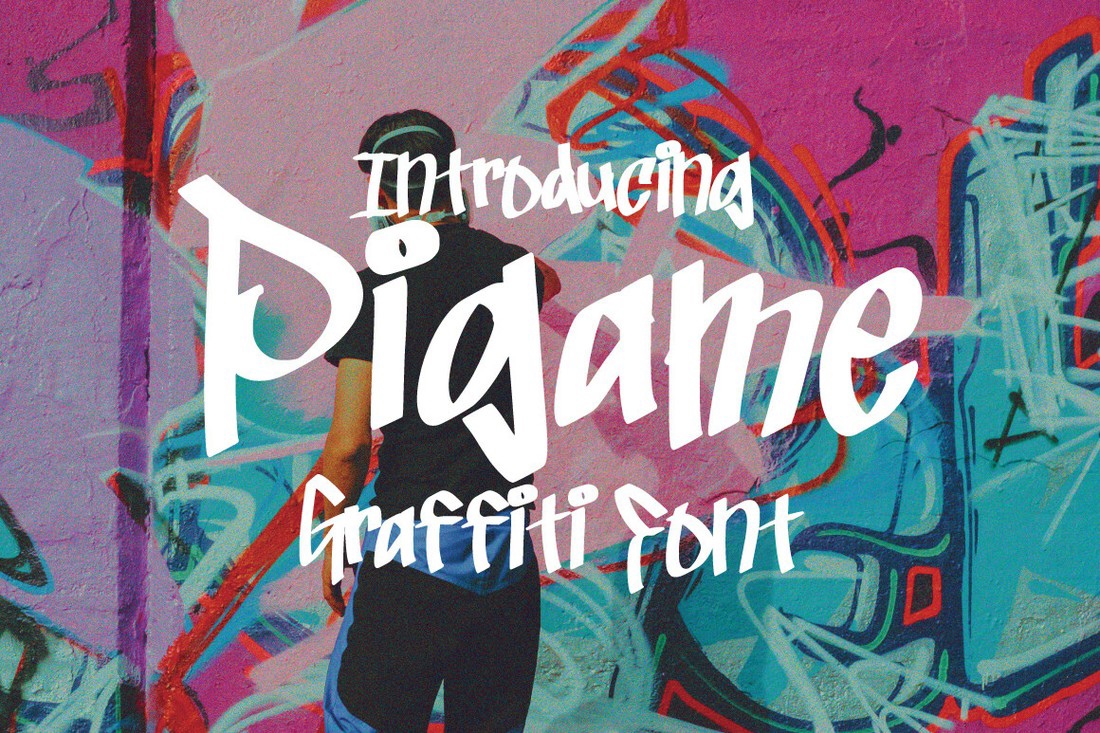 폰트 Pigame Graffiti