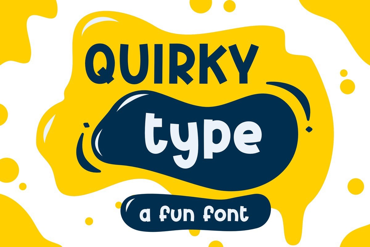 폰트 Quirkytype