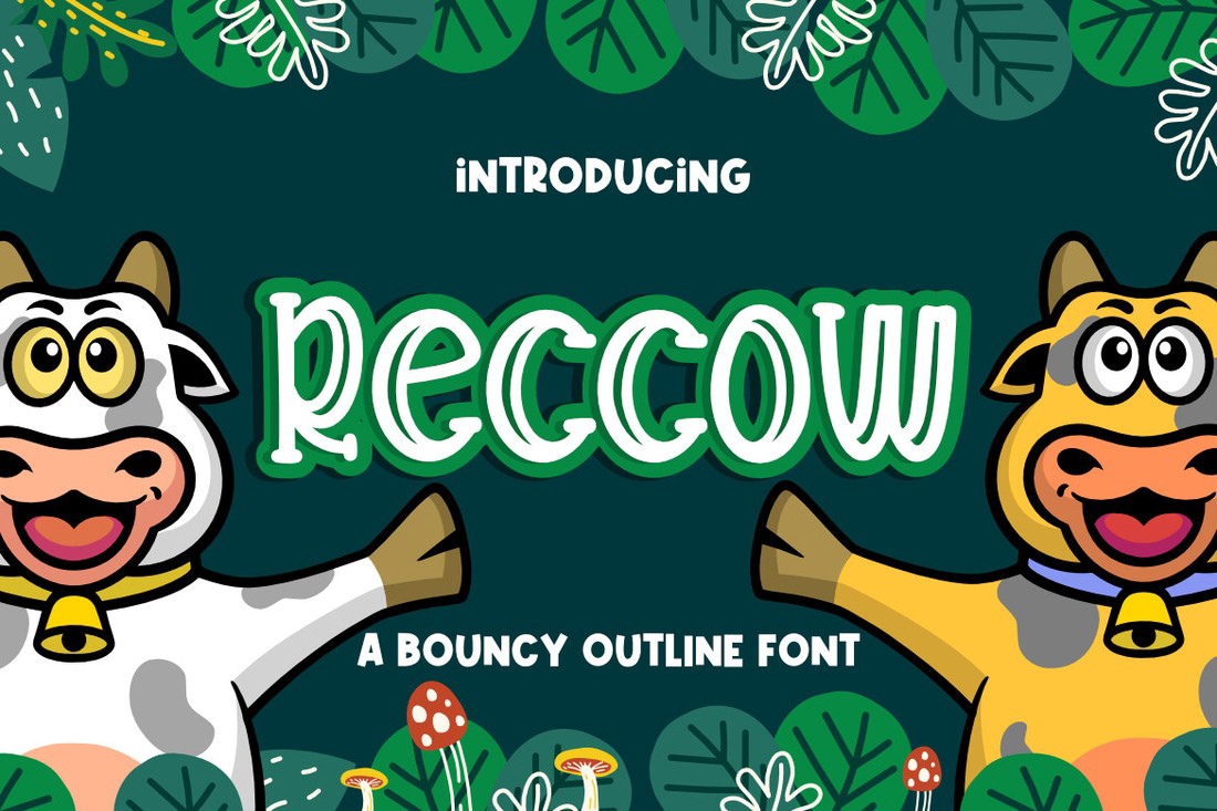 폰트 Reccow