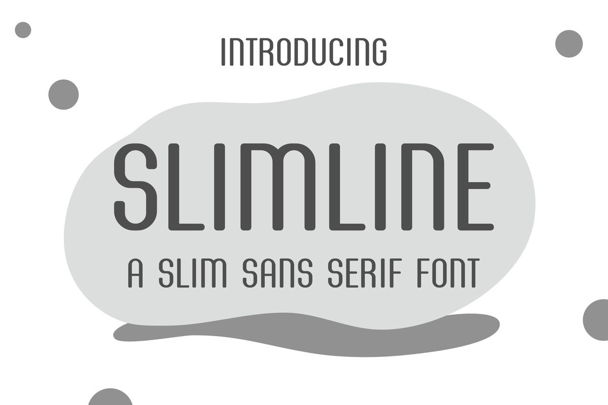 폰트 SlimLine