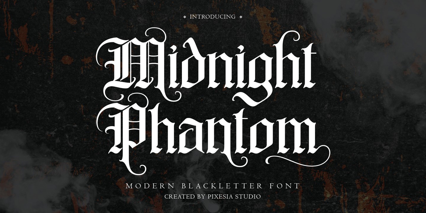 폰트 Midnight Phantom