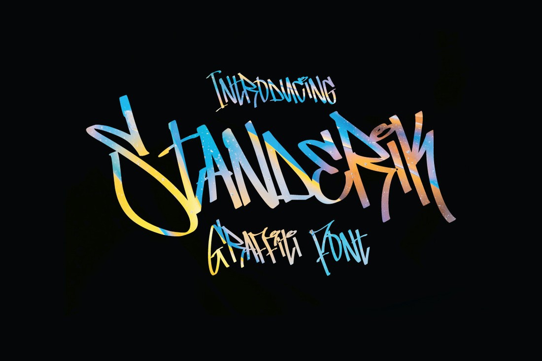 폰트 Standerik Graffiti