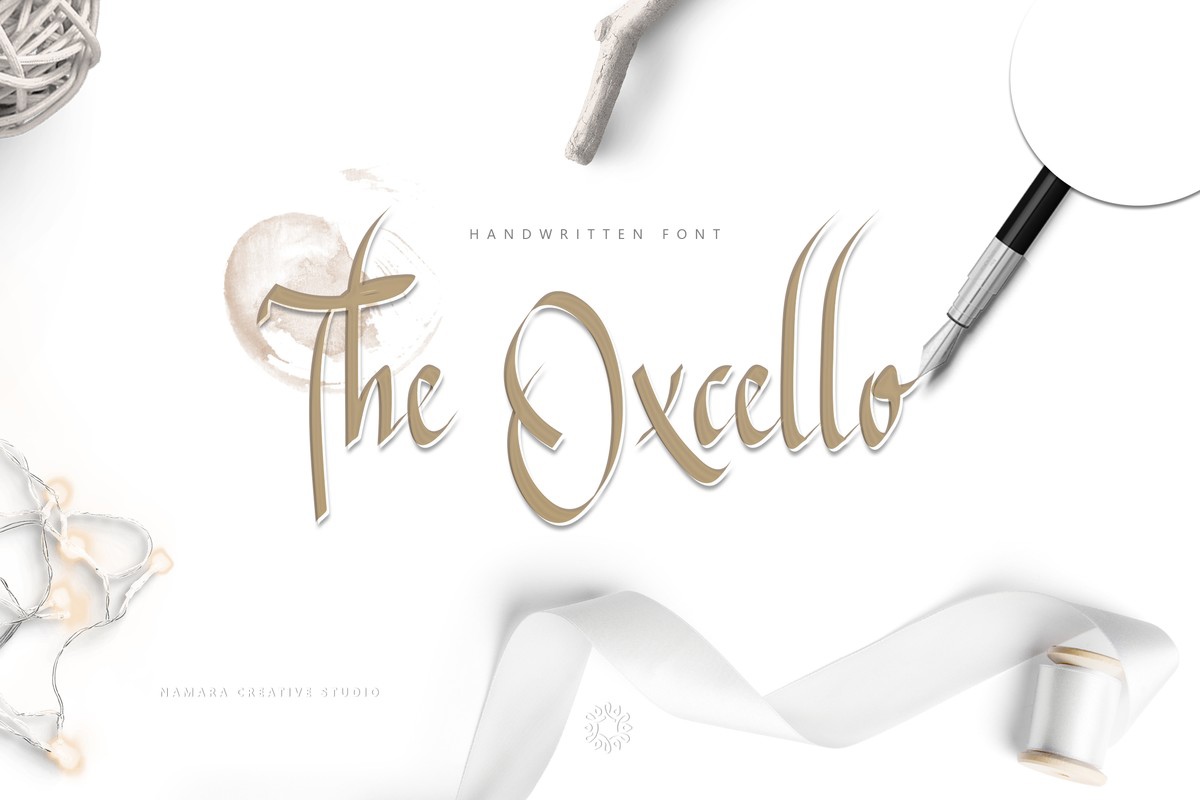 폰트 The Oxcello