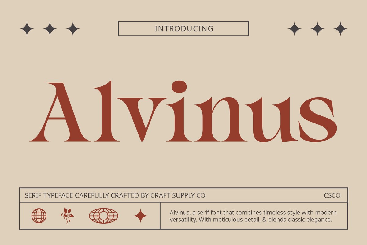 폰트 Alvinus