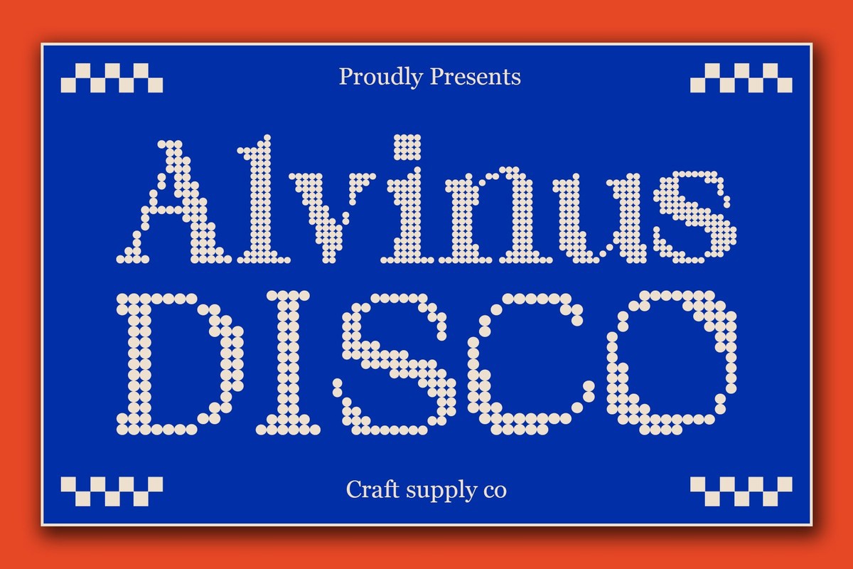 폰트 Alvinus Disco