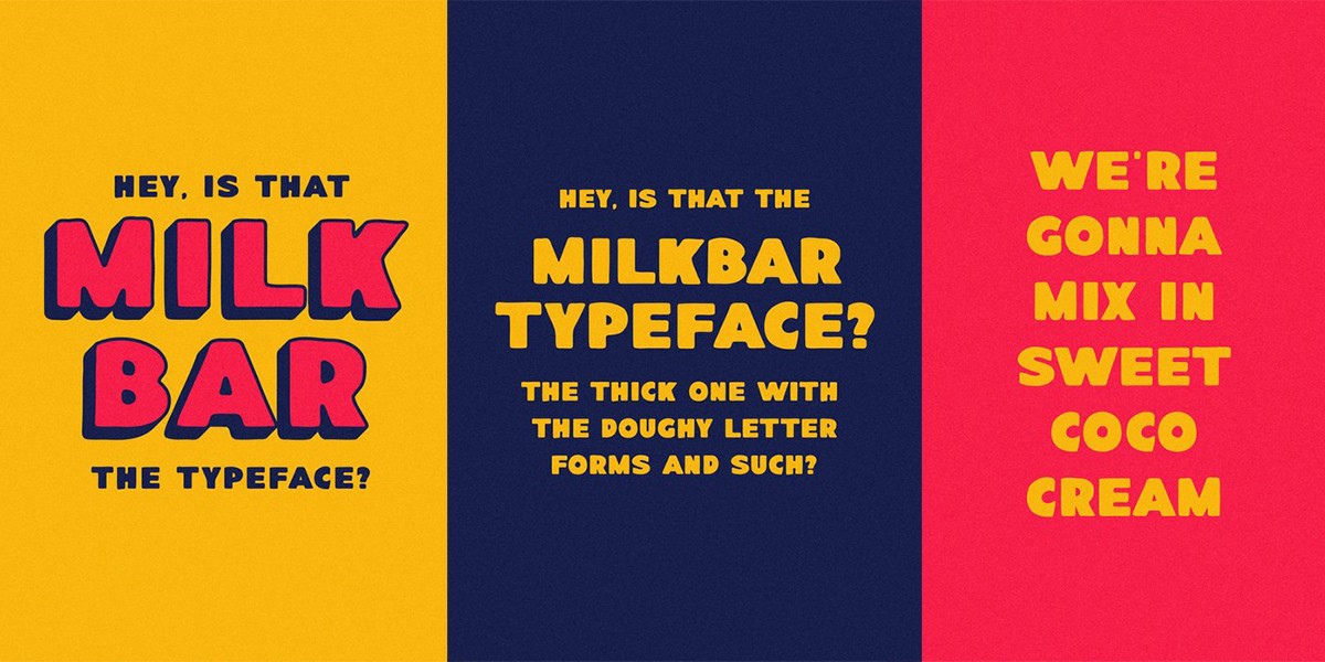 폰트 TAY Milkbar