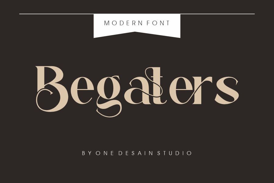 폰트 Begaters