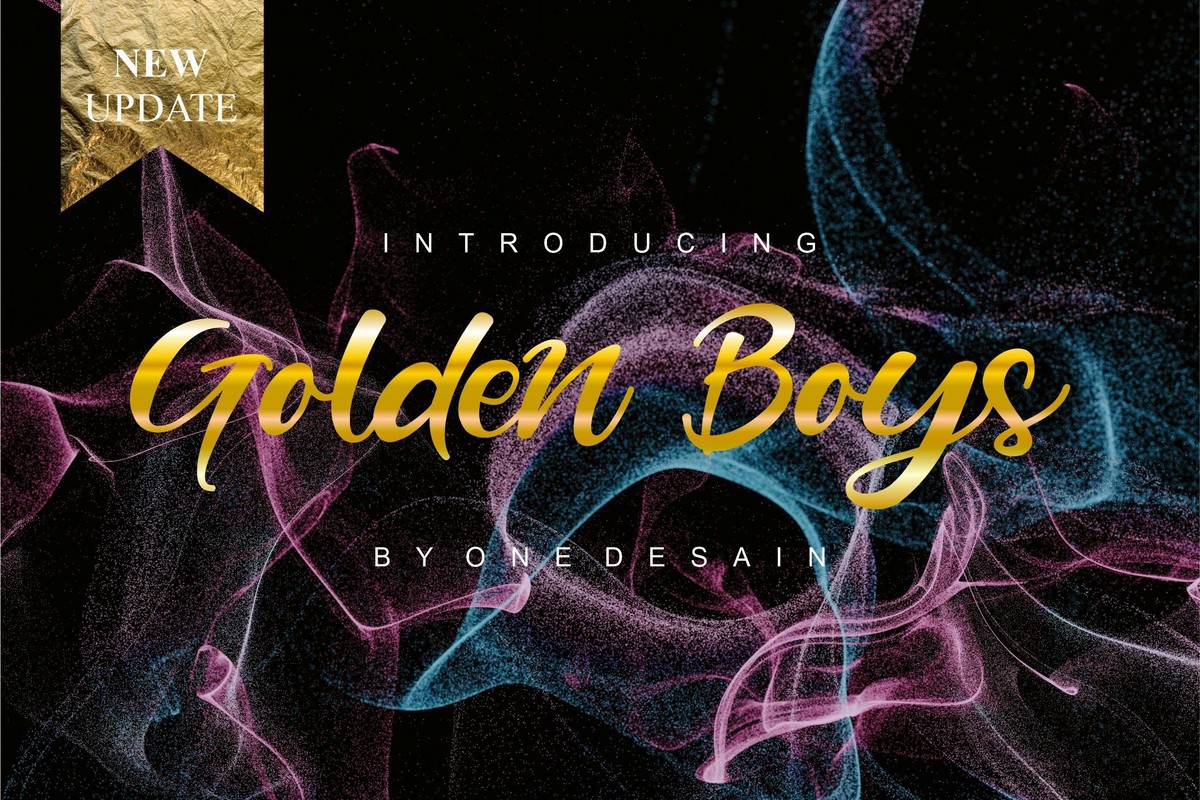폰트 Golden Boys