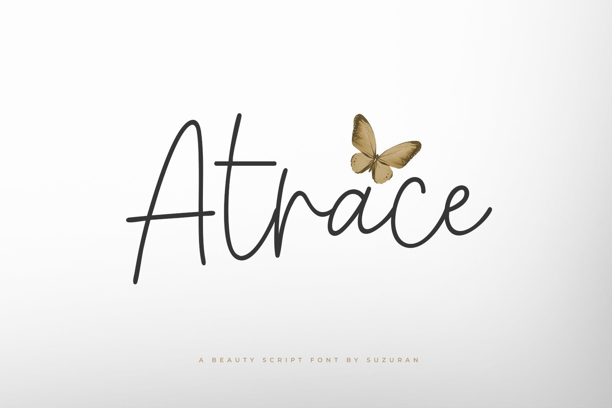 폰트 Atrace