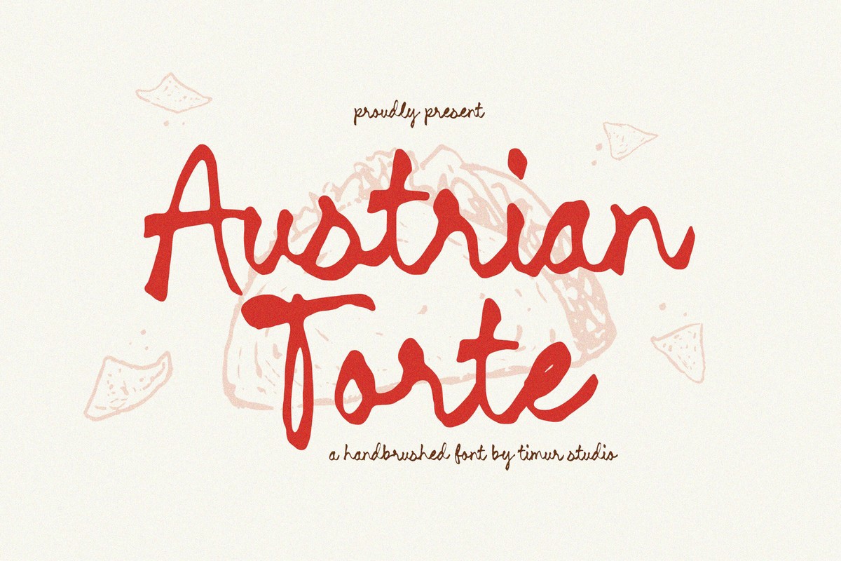 폰트 Austrian Torte