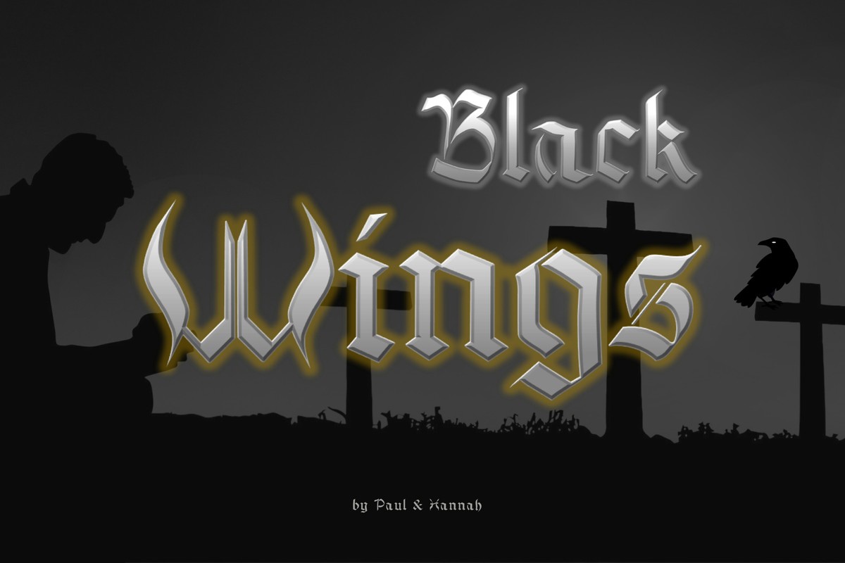 폰트 Black Wings