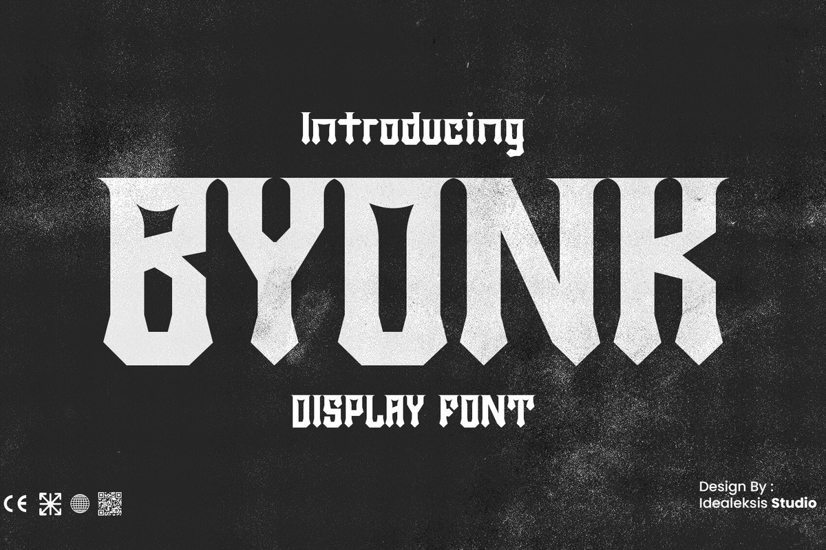 폰트 Byonk