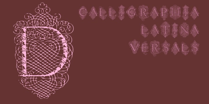 폰트 Calligraphia Latina Versals Two