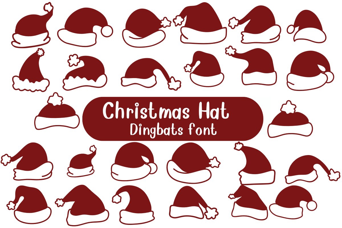 폰트 Christmas Hat