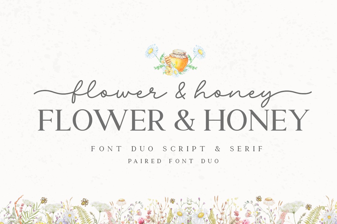 폰트 Flower & Honey