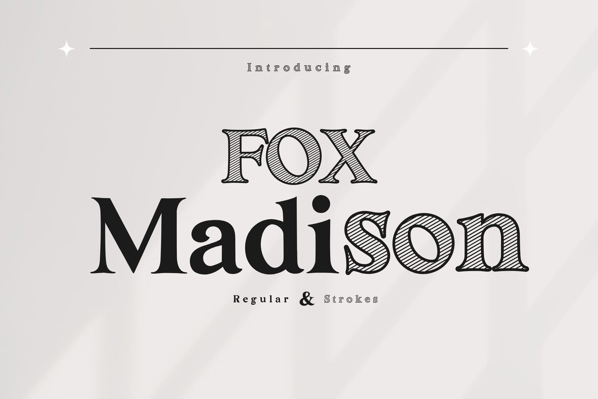 폰트 Fox Madison
