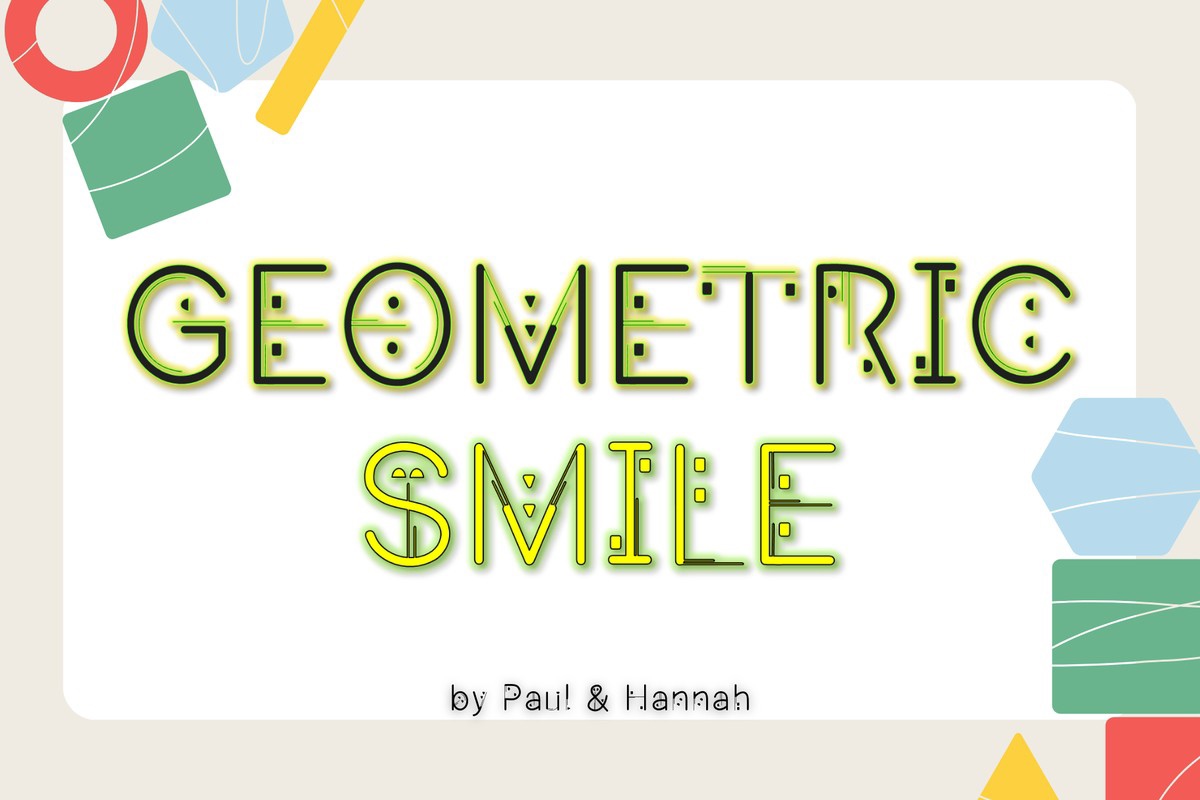 폰트 Geomatic Smile