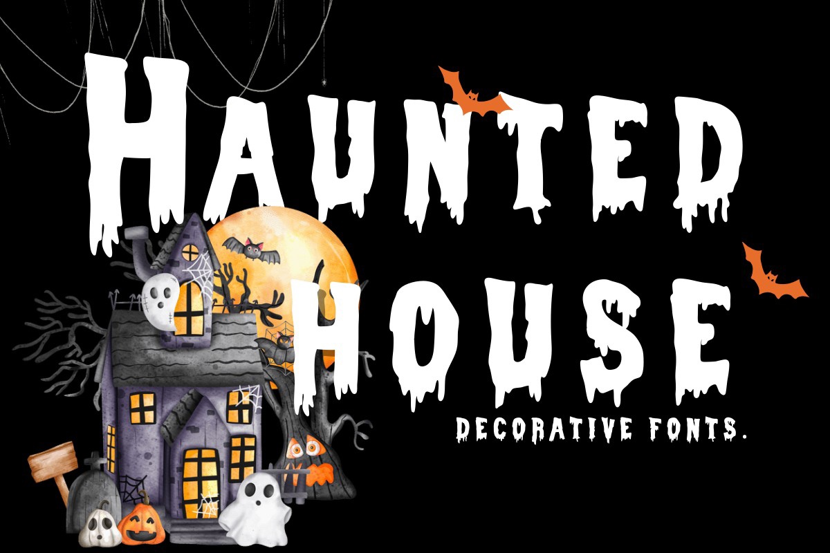 폰트 Haunted House