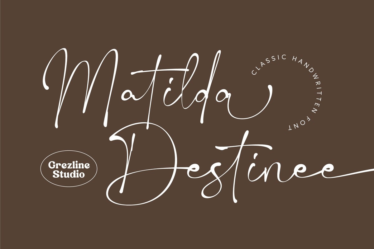폰트 Matilda Destinee