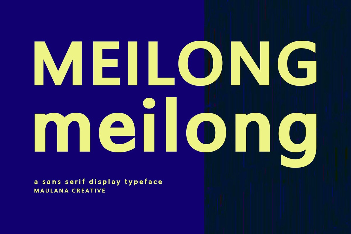 폰트 Meilong