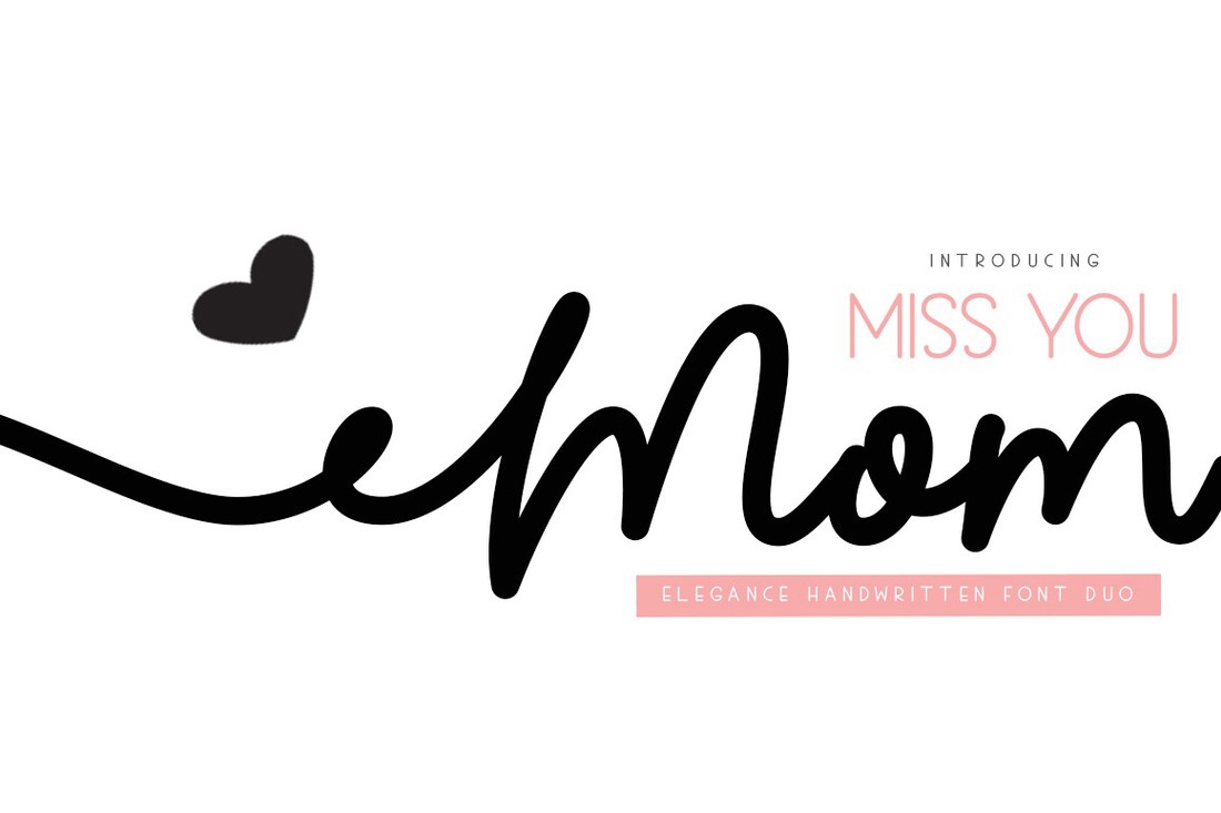 폰트 Miss You Mom