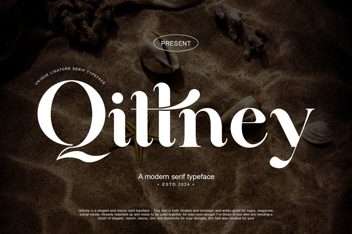 폰트 Qittney