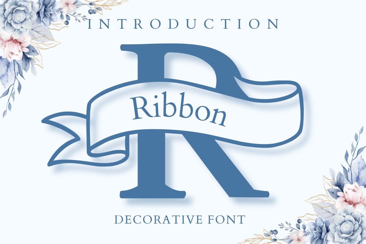 폰트 Ribbon