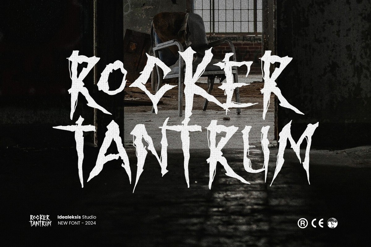 폰트 Rocker Tantrum