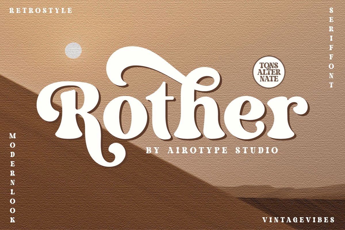폰트 Rother
