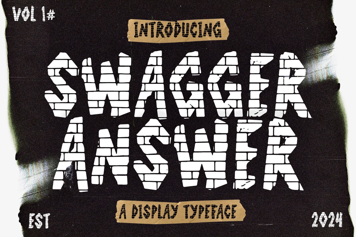폰트 Swagger Answer