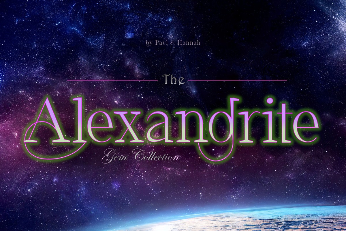 폰트 The Alexandrite