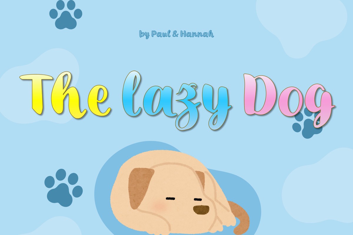 폰트 The Lazy Dog