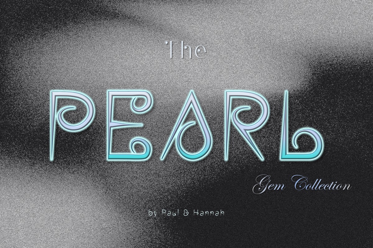 폰트 The Pearl