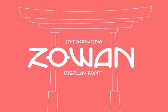 폰트 Zowan