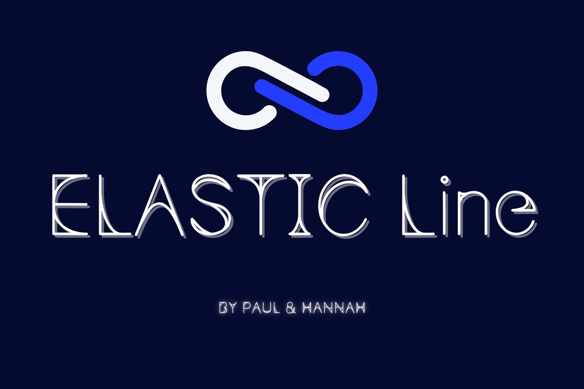 폰트 Elastic Line