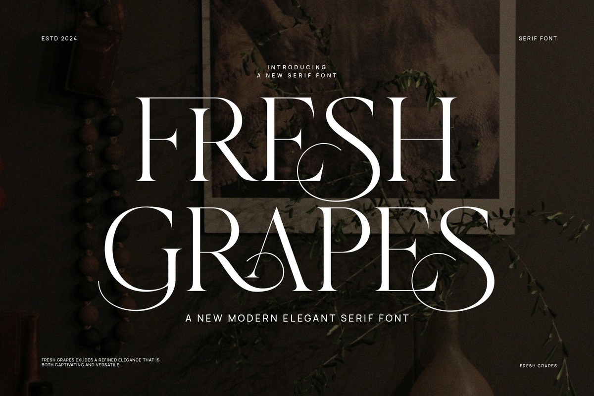 폰트 Fresh Grapes