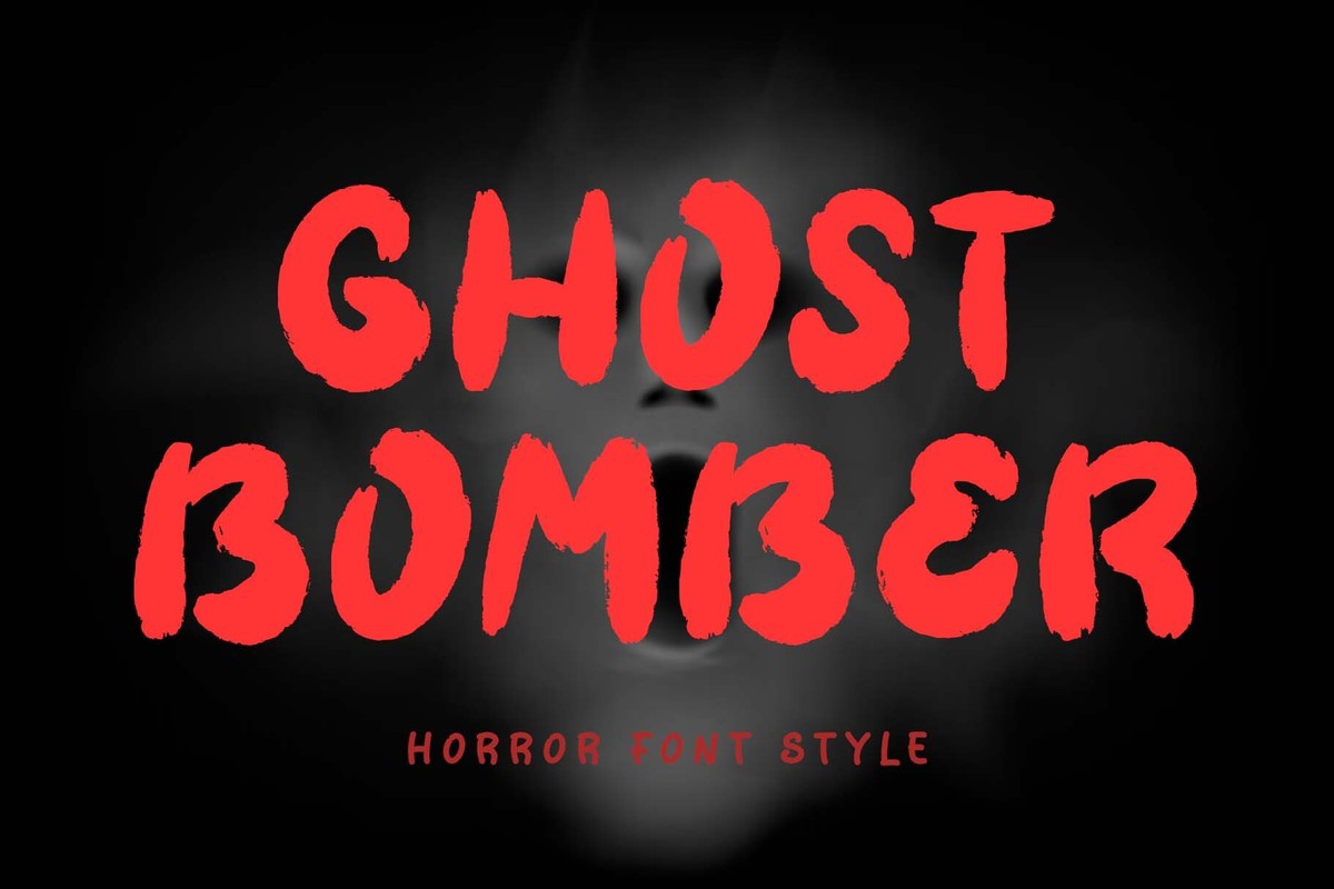 폰트 Ghost Bomber