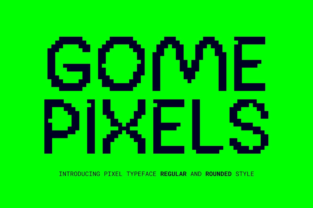 폰트 Gome Pixel