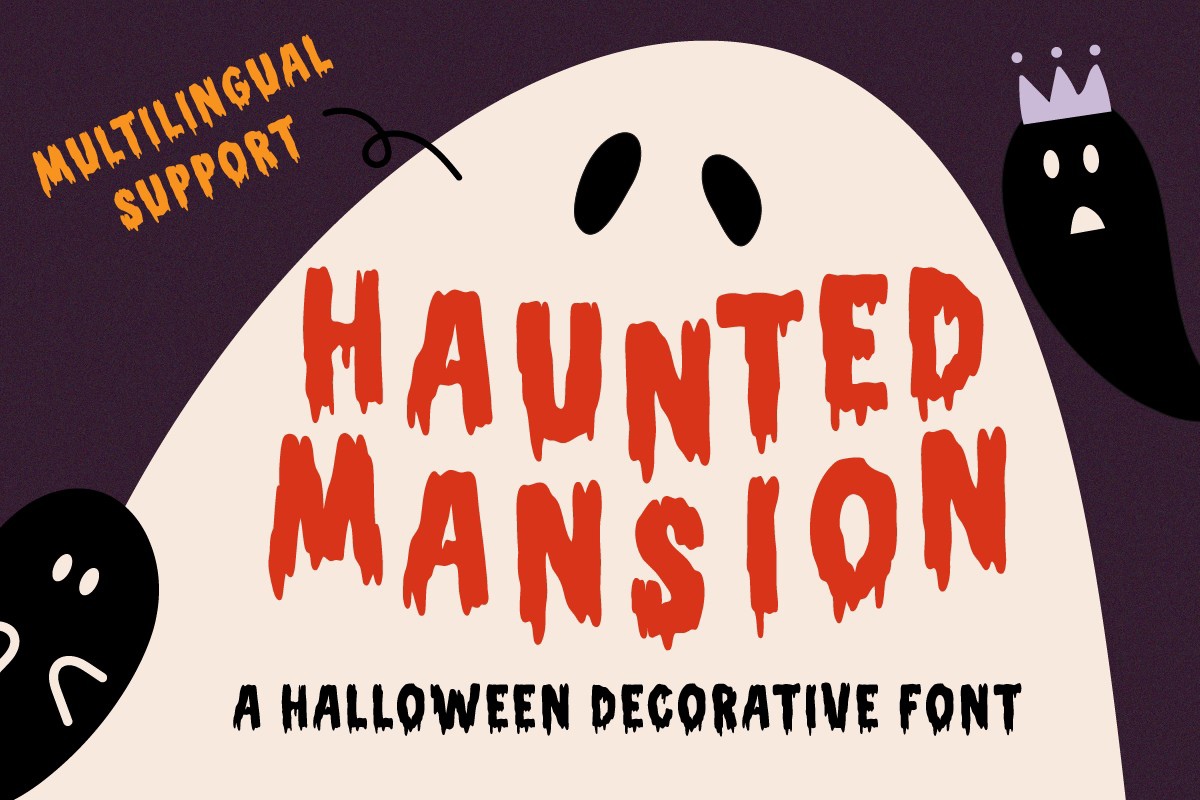 폰트 Haunted Mansion