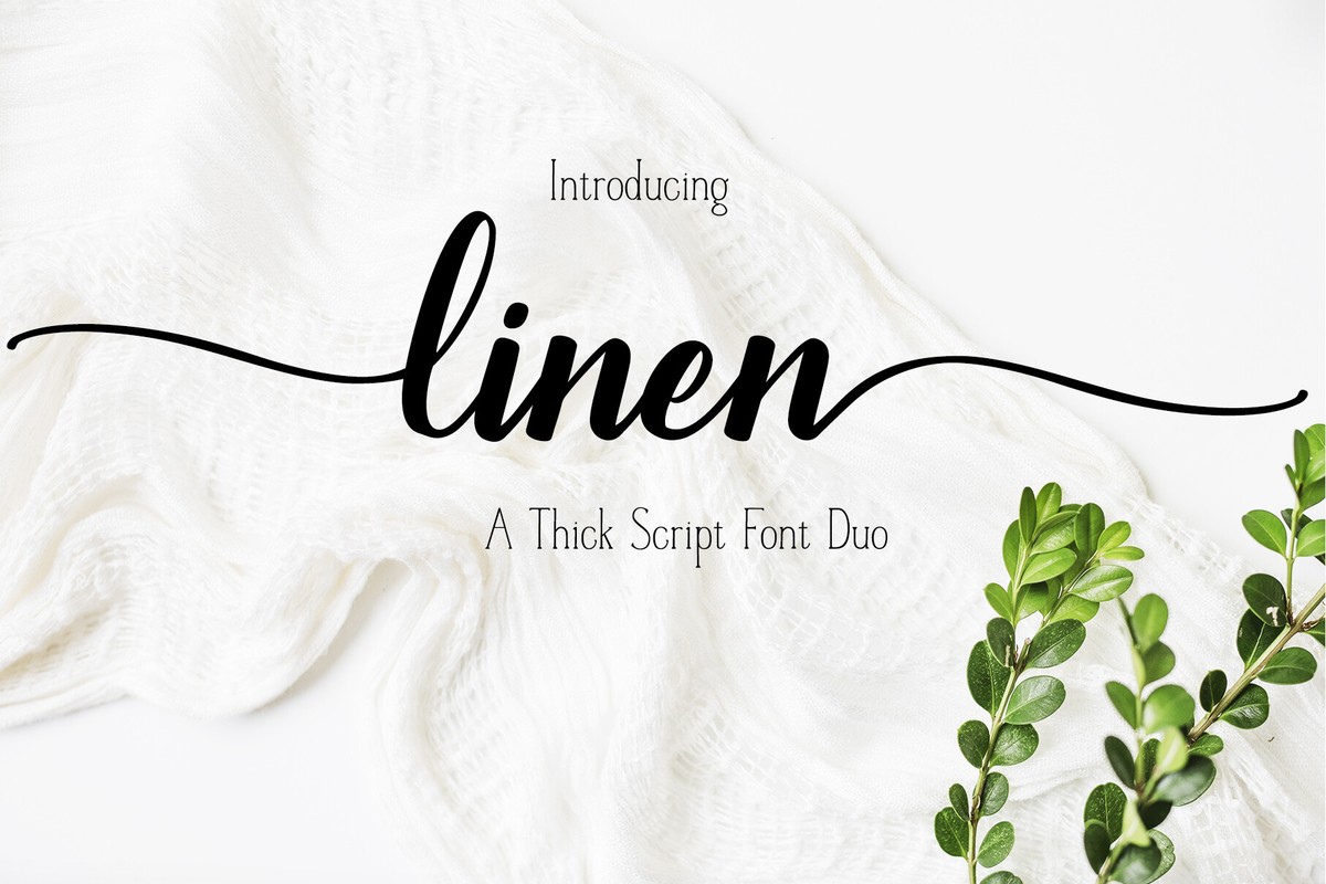 폰트 Linen