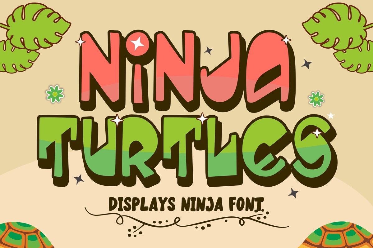 폰트 Ninja Turtles