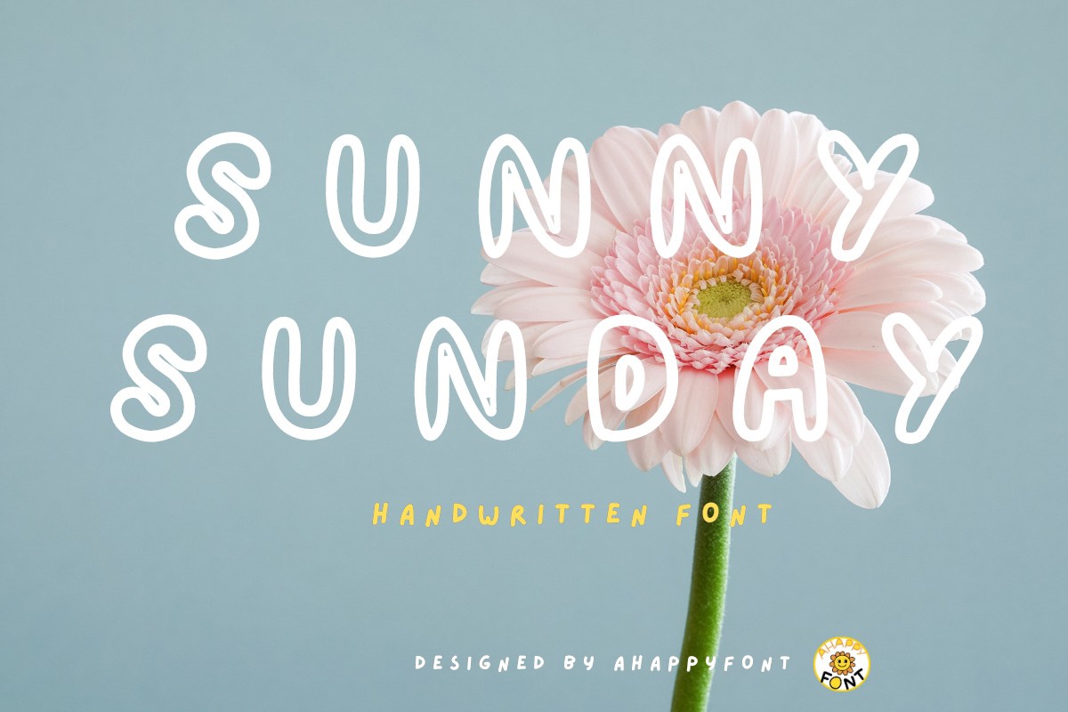 폰트 Sunny Sunday
