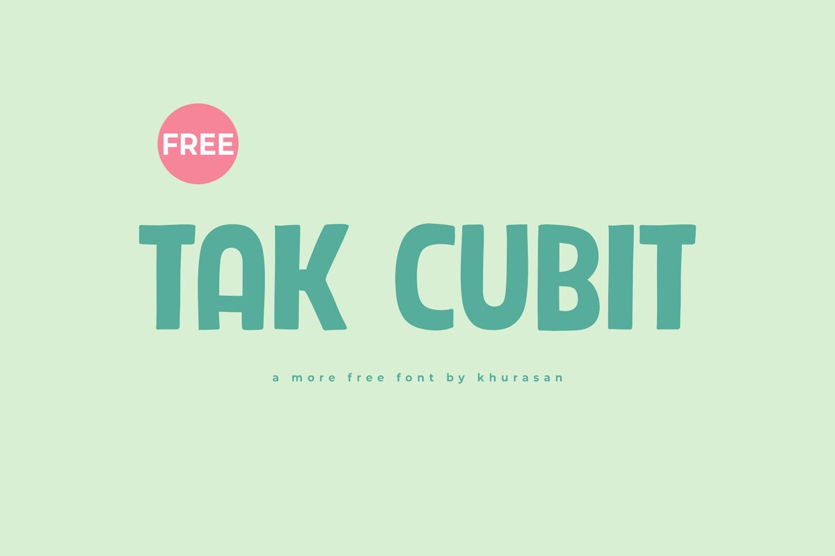 폰트 Tak Cubit