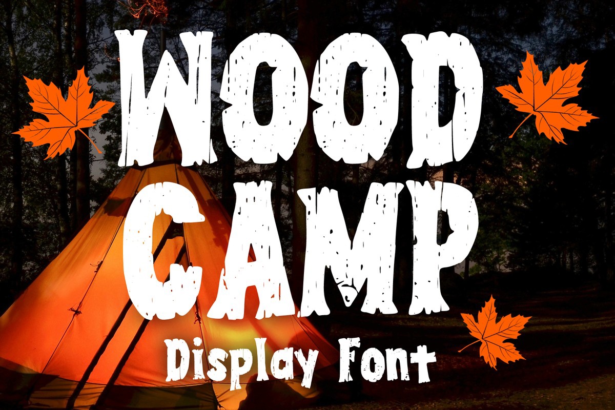 폰트 Wood Camp