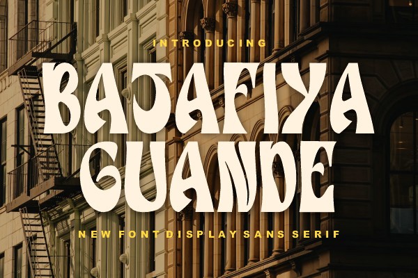 폰트 Batafiya Guande