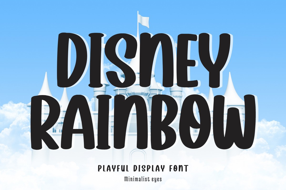 폰트 Disney Rainbow