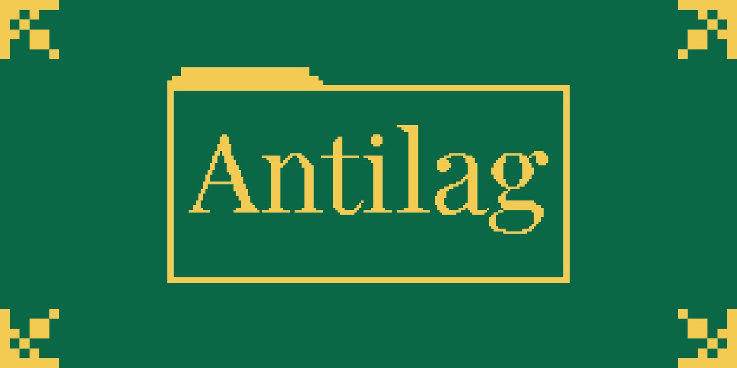 폰트 Antilag