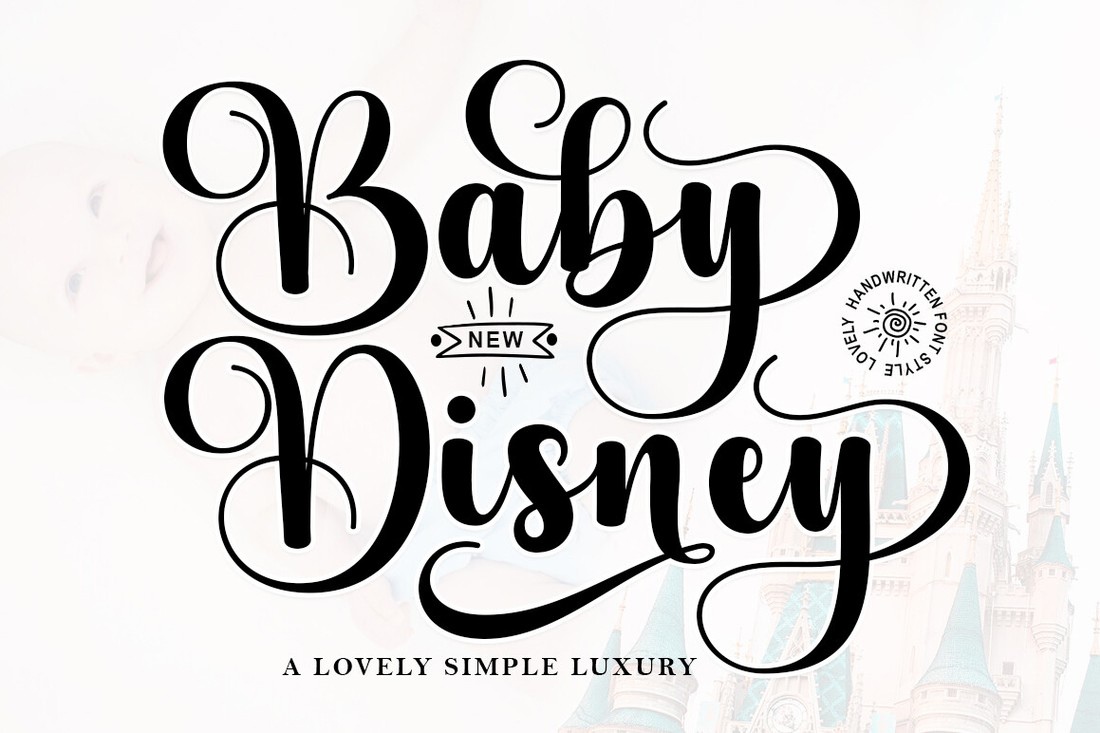 폰트 Baby Disney