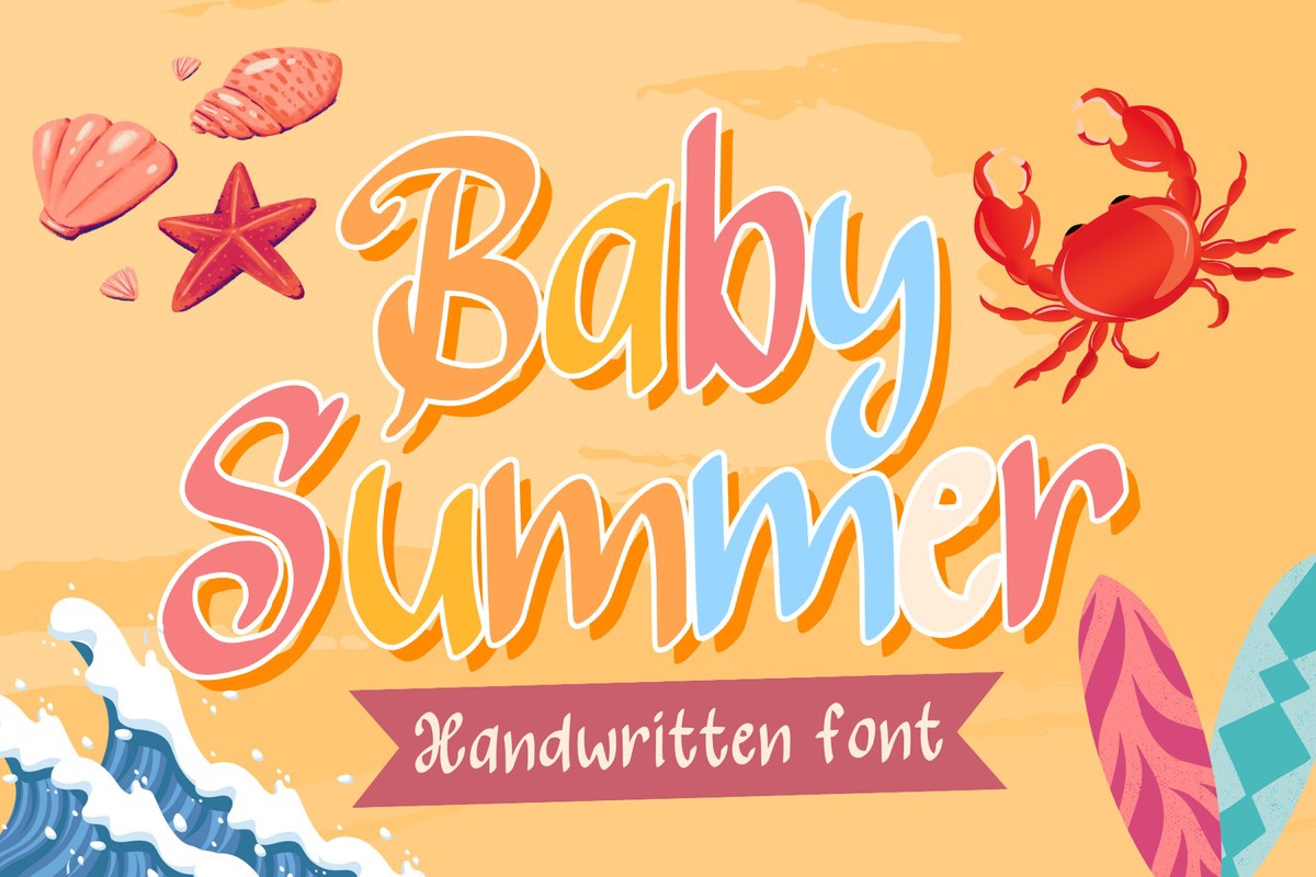 폰트 Baby Summer